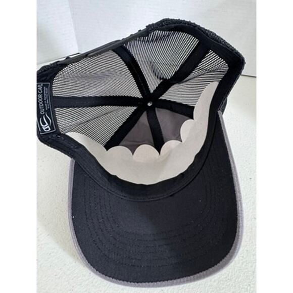 NEW!! "FORD" Snapback Hat, Still has cardboard in top but no tags,Gray Black NET - Picture 10 of 11